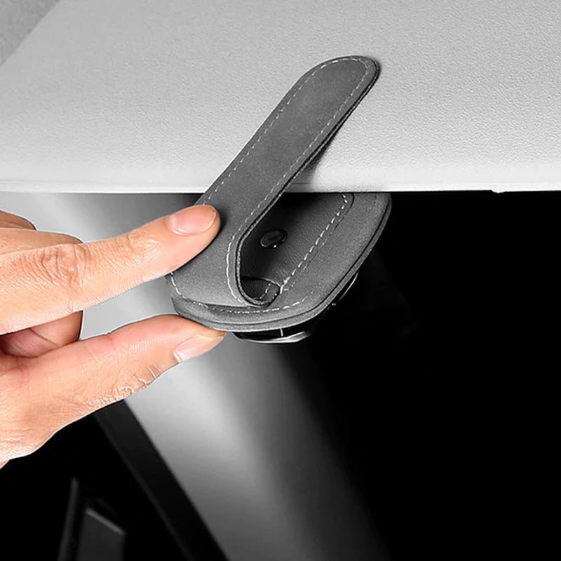 Πολυλειτουργικό κλιπ γυαλιών σουέτ με το λογότυπο του αυτοκινήτου σας